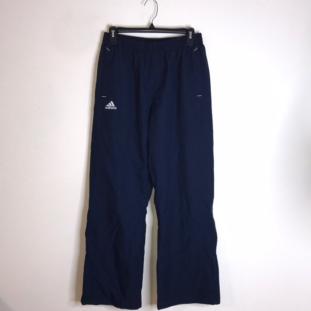 Adidas ladies athletic windbreak type running gym pants size medium